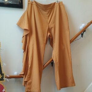SHEIN Tan/Mustard Wide Leg Women's Pants